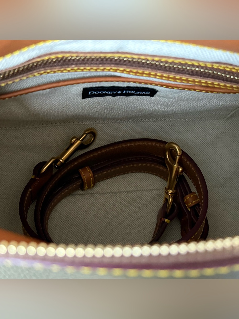Dooney & Bourke All Weather Leather 3.0 Satchel Olive Green (NWOT) - Picture 9 of 9